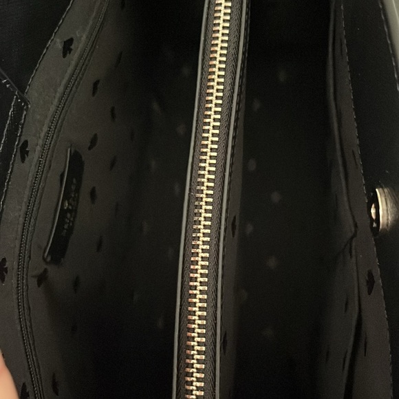 Kate Spade Perry Medium Satchel Saffiano Leather Black LIKE NEW CONDITION - Picture 11 of 15